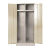 Supplywise hostel locker similar to the Linvar ivory and karoo steel double hostel locker, 180x79x52 cm.