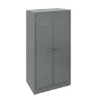 Supply Wise hostel locker similar to the Castor And Ladder hammertone grey steel double hostel locker with 2 doors and 2 tiers.