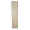 Supply Wise hostel locker similar to the Game ivory steel hostel locker with money box, single door, 180x41x52 cm.