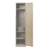Supplywise hostel locker similar to the Game ivory steel hostel locker with money box, single door, 180x41x52 cm.