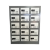 Supplywise cell phone locker similar to the Buco hammertone grey steel cell phone locker with 15 compartments.