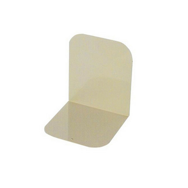 Supplywise book ends similar to the Builders Warehouse ivory steel book end, 23x23x23 cm, stylish and sturdy design.