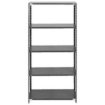 Supply Wise bolt on shelving similar to the Sa Ladder hammertone grey steel shelving unit with 5 shelves, 191x91x30.5 cm.