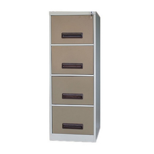 Supplywise 4 drawer steel filing cabinet similar to the Builders Warehouse ivory and karoo 4-drawer steel filing cabinet, requires assembly.