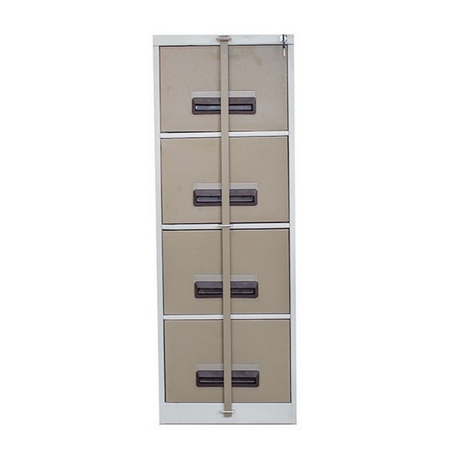 Supplywise 4 drawer steel filing cabinet similar to the Adendorff ivory and karoo 4-drawer steel filing cabinet with security lock.