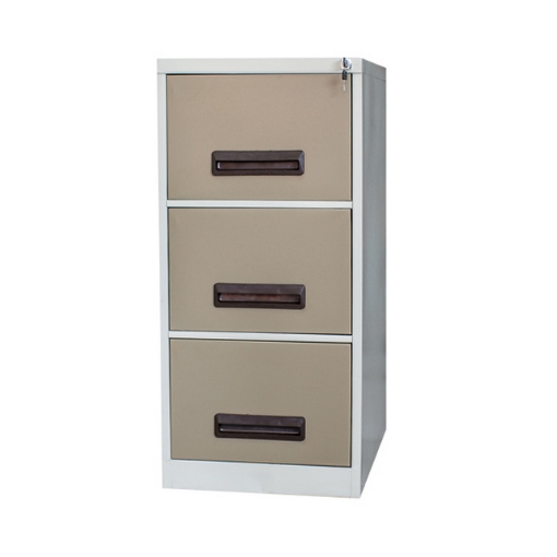 Supplywise 3 drawer steel filing cabinet similar to the Sa Ladder ivory and karoo 3-drawer steel filing cabinet, requires assembly.