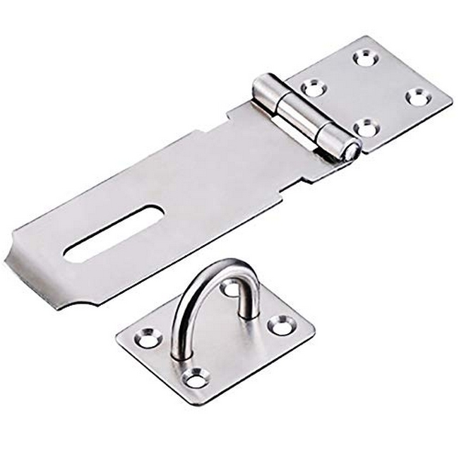 Supplywise bulk filer hasp and staple lock, similar to the Bulk Filing Direct steel hasp and staple lock for mobile bulk filing systems.