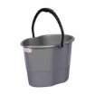 Picture of 15L Plastic Bucket - Handle - No Lid - Pack of 5