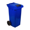 Picture of 80L Wheelie Bin - Plastic - 2 Wheel - Colour Options - Pack of 5