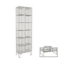 wire-metal-locker-dis-18-60-45-12 SW wire metal locker, similar to wire locker, wire mesh locker from krost, displayrite.