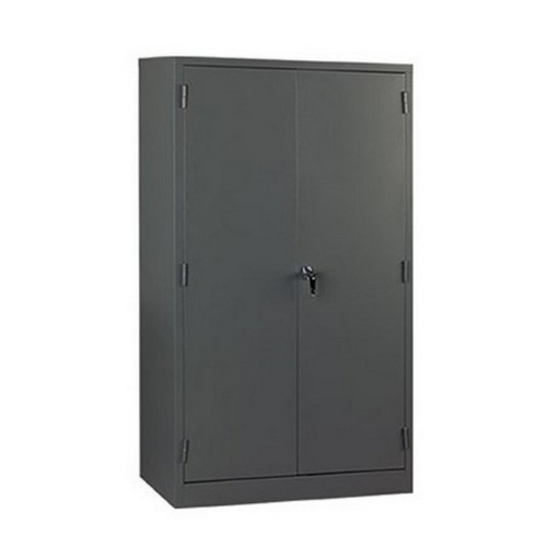 Supplywise steel stationery cupboard similar to the Makro grey steel stationery cupboard with 4 shelves and 2 doors.