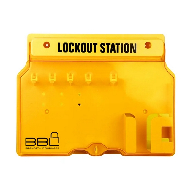 SW lockout station, similar to lockout station, masterlock from bbl, rs components.