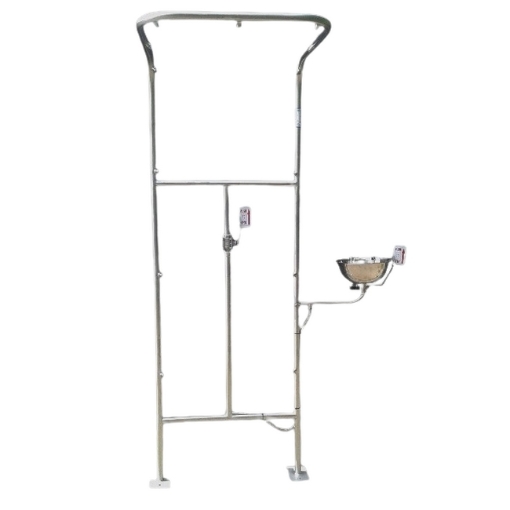 SW double column safety, similar to portable eyewash shower, laboratory shower from linvar,rs south africa,.