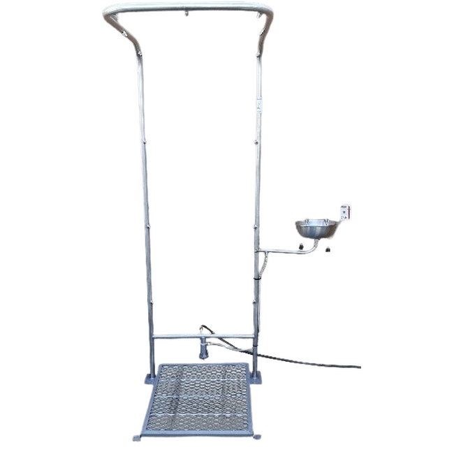 SW double column safety, similar to portable eyewash shower, laboratory shower from linvar,rs south africa,.