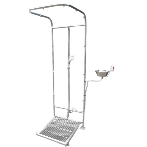 SW double column safety, similar to portable eyewash shower, laboratory shower from makro,safety signs,linvar,.