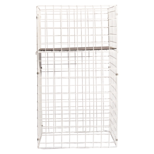 SW steel mesh square, similar to dump bins, cylindrical dump bins from wire worx,trolleyquip.