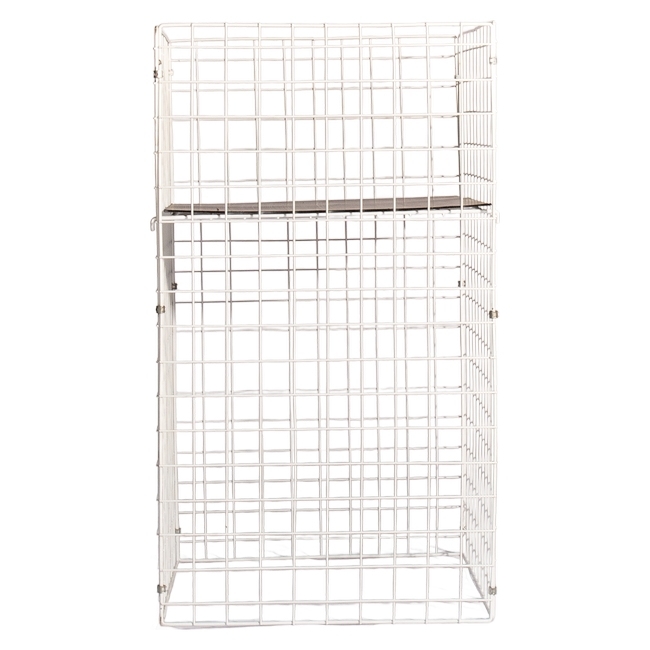 SW steel mesh square, similar to dump bins, cylindrical dump bins from wire worx,trolleyquip.