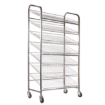 SW wire mesh bread, similar to bread trolley, display trolley from linvar,displayrite.
