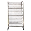 SW wire mesh bread, comparable to bread trolley, display trolley by linvar,displayrite.