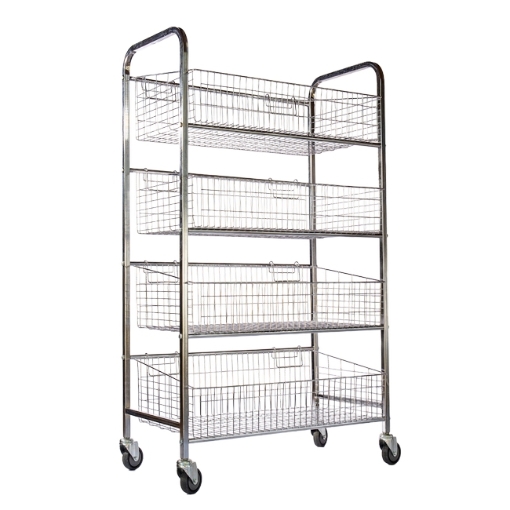 SW wire mesh bread, similar to bread trolley, display trolley from mrshelf,displayrite.