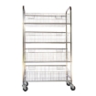SW wire mesh bread, comparable to bread trolley, display trolley by mrshelf,displayrite.