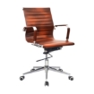 Picture of Medium Back Office Chair - Eames PU Leather - Tilt - Gas Height - Colour Options