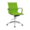 Picture of Medium Back Office Chair - Eames PU Leather - Tilt - Gas Height - Colour Options