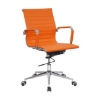 Picture of Medium Back Office Chair - Eames PU Leather - Tilt - Gas Height - Colour Options