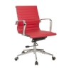 Picture of Medium Back Office Chair - Eames PU Leather - Tilt - Gas Height - Colour Options