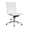 Picture of Medium Back Office Chair - No Arms - Eames PU Leather - Tilt - Gas Height - Colour Options