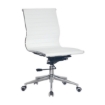 Picture of Medium Back Office Chair - No Arms - Eames PU Leather - Tilt - Gas Height - Colour Options