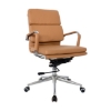 Picture of Medium Back Office Chair - Eames Cushion - PU Leather - Tilt - Gas Height - Colour Options