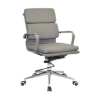 Picture of Medium Back Office Chair - Eames Cushion - PU Leather - Tilt - Gas Height - Colour Options
