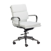 Picture of Medium Back Office Chair - Eames Cushion - PU Leather - Tilt - Gas Height - Colour Options
