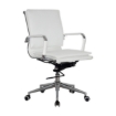 Picture of Medium Back Office Chair - Eames Flat Cushion - PU Leather - Tilt - Gas Height - Colour Options