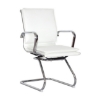 Picture of Visitors Arm Chair - Eames Flat Cushion - PU Leather - Colour Options