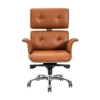 Picture of High Back Office Chair - President - PU Leather with Wooden Frame - Frontal Pivot - Gas Height - Colour Options