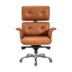 Picture of High Back Office Chair - President - PU Leather with Wooden Frame - Frontal Pivot - Gas Height - Colour Options