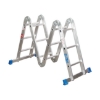 Supplywise multi purpose ladder similar to the Adendorff aluminium multipurpose foldable ladder, 3.5m, double-sided design.
