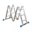 Supplywise multi purpose ladder similar to the Adendorff aluminium multipurpose foldable ladder, 3.5m, double-sided design.