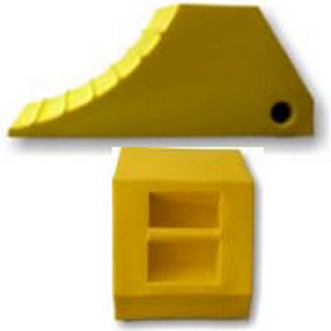SW polyurethane, similar to wheel chock, t block, bakkie block from supadendorff,safety signs,.