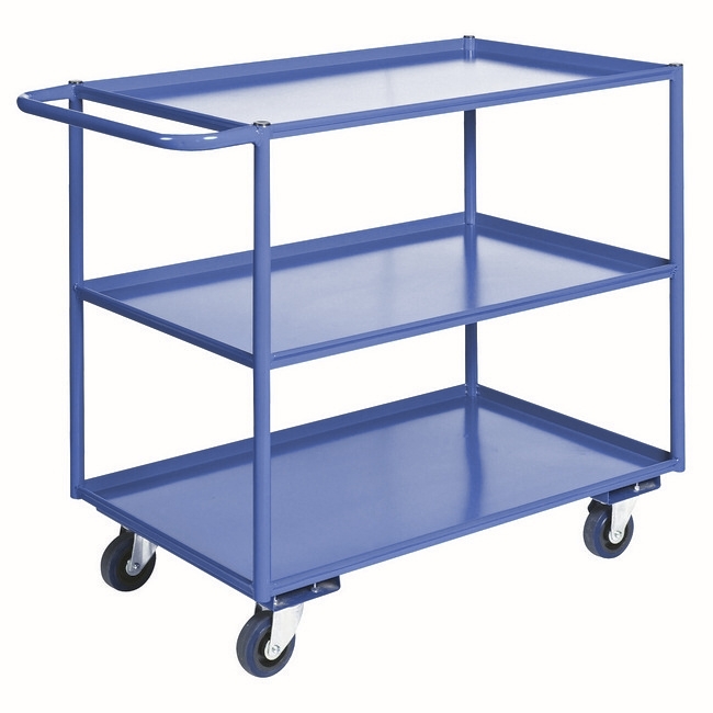 Supplywise stock picking trolley similar to the Chamberlains steel stock picking trolley with 3 shelves and 240kg capacity.