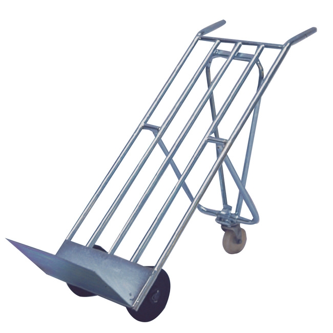 Supplywise steel trolley similar to the Mica tri truck trolley in steel, 300kg capacity, 51x60x130 cm size.