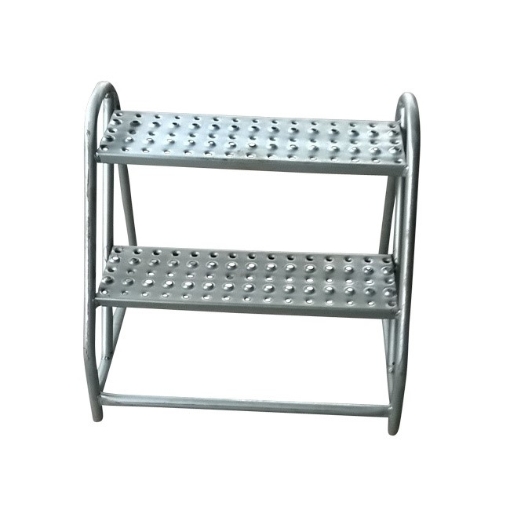 Supplywise mobile ladder similar to the Linvar mobile safety step ladder with 2 steps, 0.5m high, steel.