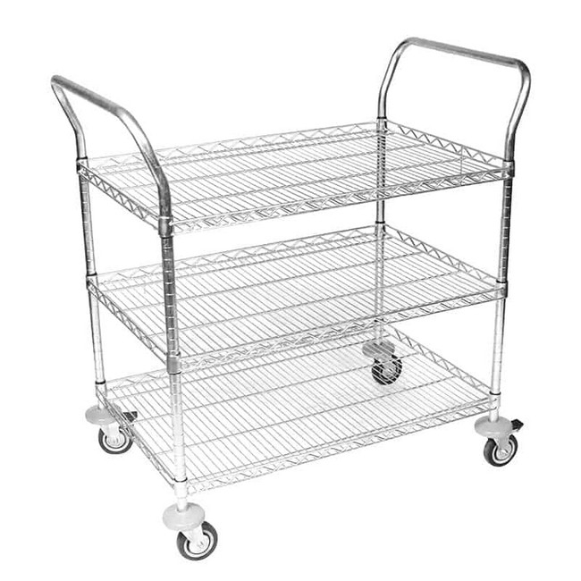 SW wire utility trolley, similar to tea trolley, steel trolley from caslad, greenfield.