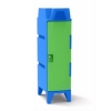 Picture of Plastic Clothes Locker - Solid Door - Stackable with Feet - 47.5 x 30 x 112 cm