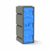Picture of Plastic Clothes Locker - Solid Door - 45.5 x 31 x 92 cm