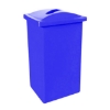 Picture of Recycle Bin with Lid - Plastic - 90L - 38 x 34 x 77 cm