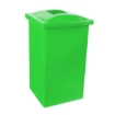 Picture of Recycle Bin with Lid - Plastic - 90L - 38 x 34 x 77 cm
