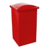 Picture of Recycle Bin with Lid - Plastic - 90L - 38 x 34 x 77 cm